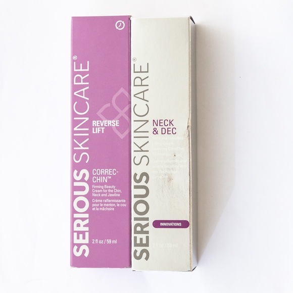 Serious Skincare set of 2 oz Reverse Lift & Neck & Dec skincare product age defy - Picture 8 of 13